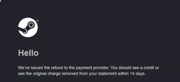 Steam Payment Confirmation
